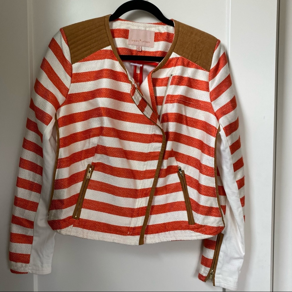 Gibson & Latimer zip jacket blazer